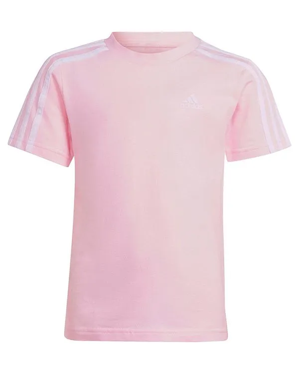 Camiseta Adidas 3S Co Tee Feminina - 6 à 7 anos