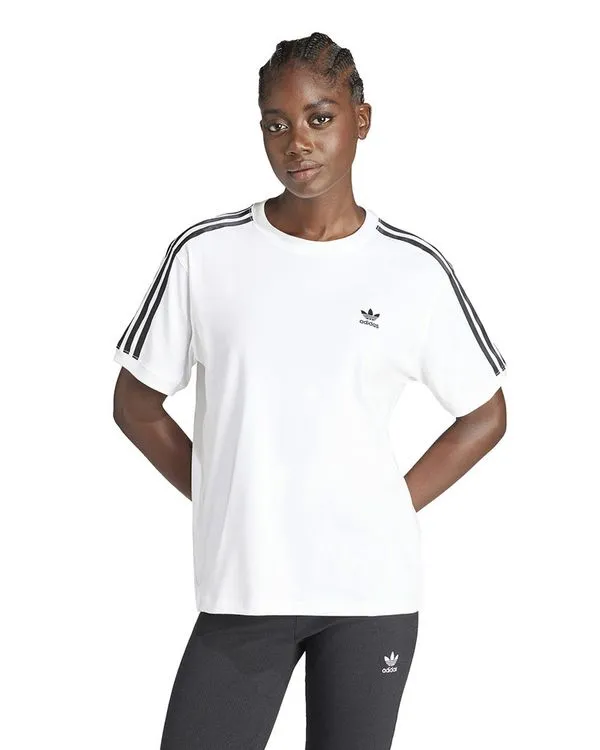 Camiseta adidas 3 Stripe Tee Feminina - G