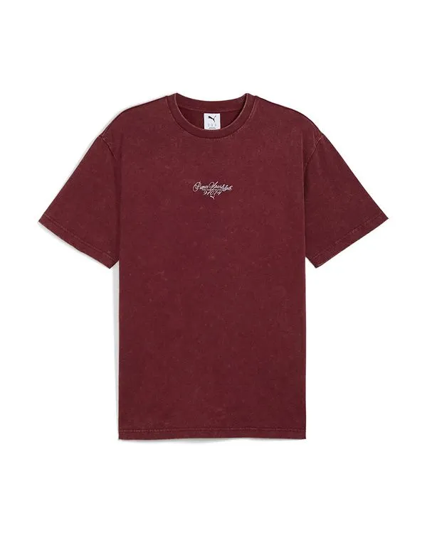 Camiseta Puma Graphic Font Play Relaxed Washed Masculina - PP