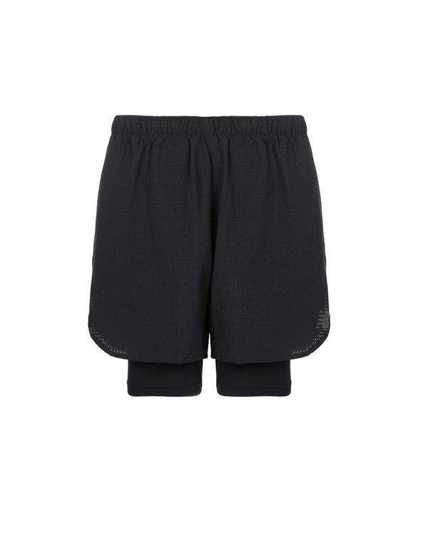 Bermuda New Balance Q Speed Duplo 5 Masculina - M