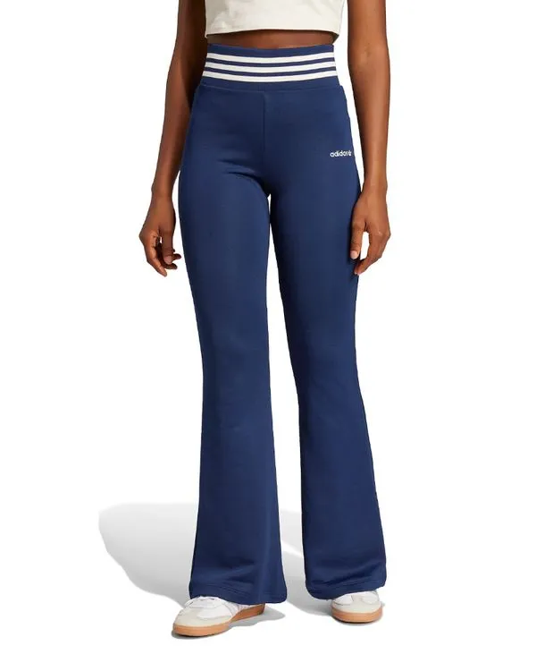 Calça adidas moletom boca de sino Feminina - PPP