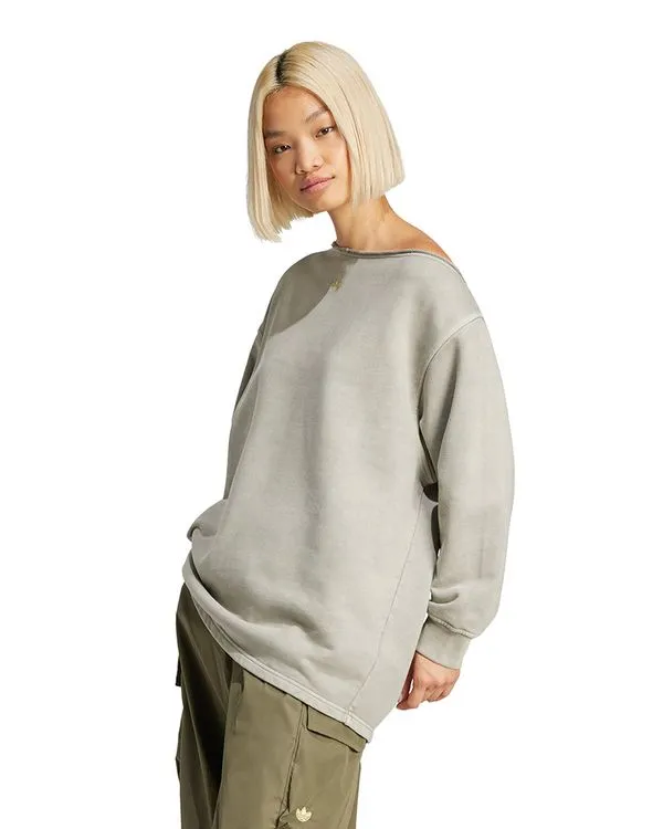 Blusão adidas Washed Off Shoulder Feminino - GGG