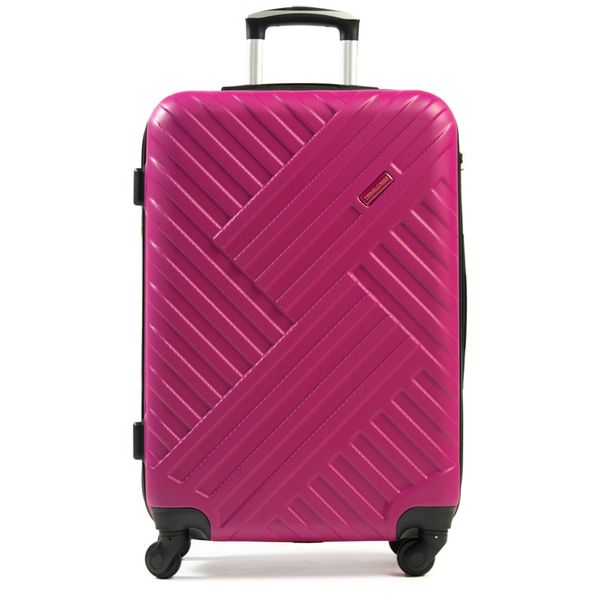 Mala Média 23 kg ABS 4 Rodas Travelcross Madrid Rosa 0018412244004