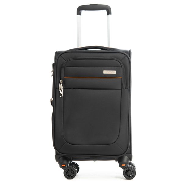 Mala de Bordo 10 kg Poliéster 4 Rodas com Porta Notebook Super Leve Versalhes Preta 0018460458003