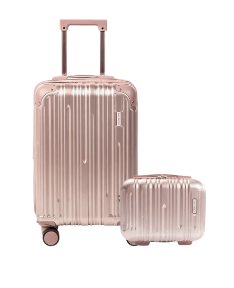 Mala de Bordo com Frasqueira Monte Carlo Rose – Conjunto Padrão ANAC para Cabine 00184335860030031188586001