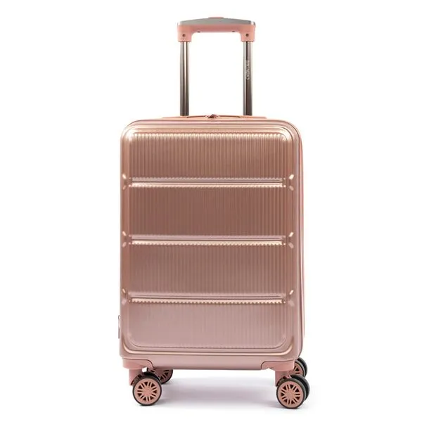 Mala de Bordo 10 kg Policarbonato 4 Rodas Zíper Antifurto Bagaggio Croácia 20'' Rosé 0012263586003