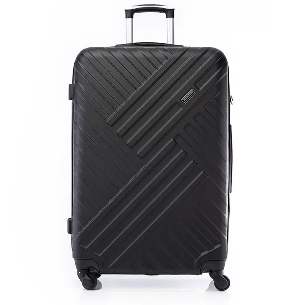 Mala Média 23 kg ABS 4 Rodas Travelcross Madrid Preta 0018412458004