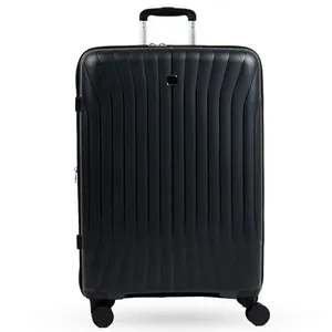 Mala Média 23 Kg Polipropileno 4 Rodas Swiss One Topázio M / Preto