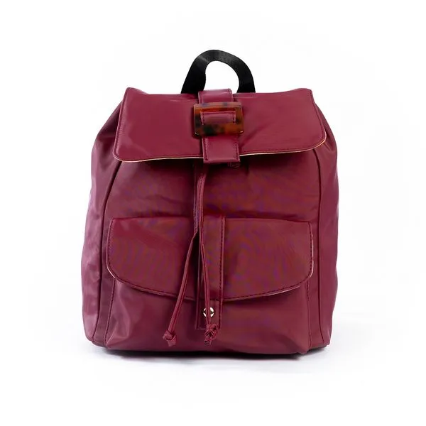 Mochila Feminina Pequena Tartarugada Vinho 0239370667001