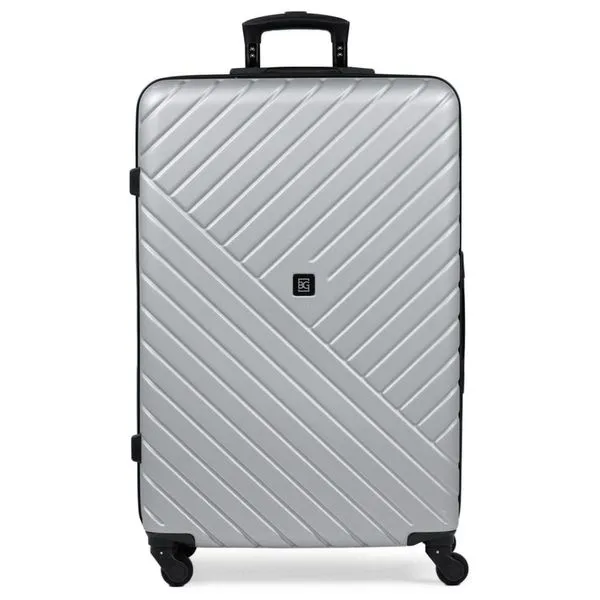 Mala Grande ABS 4 Rodas Detroit Prata G / Prata