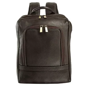 Mochila Masculina de Couro para Notebook Cafe 0028015125001