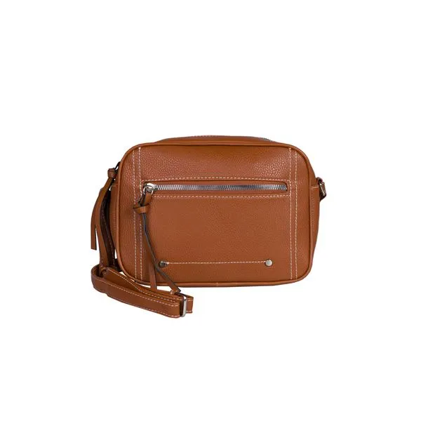 Bolsa Feminina Transversal Pequena Jade Marrom 0280760346001