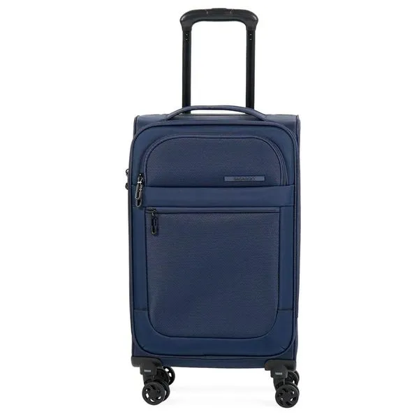 Mala de Bordo 10 kg Poliéster 4 Rodas Edimburgo Azul P / Azul