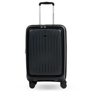 Mala de Bordo 10 Kg Polipropileno 4 Rodas Swiss One Topázio P / Preto