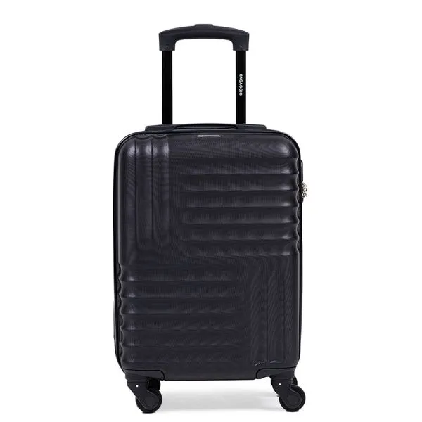 Mala de Bordo PP 8 kg Abs 4 Rodas 18,5" Quebec Preta 0018587458002