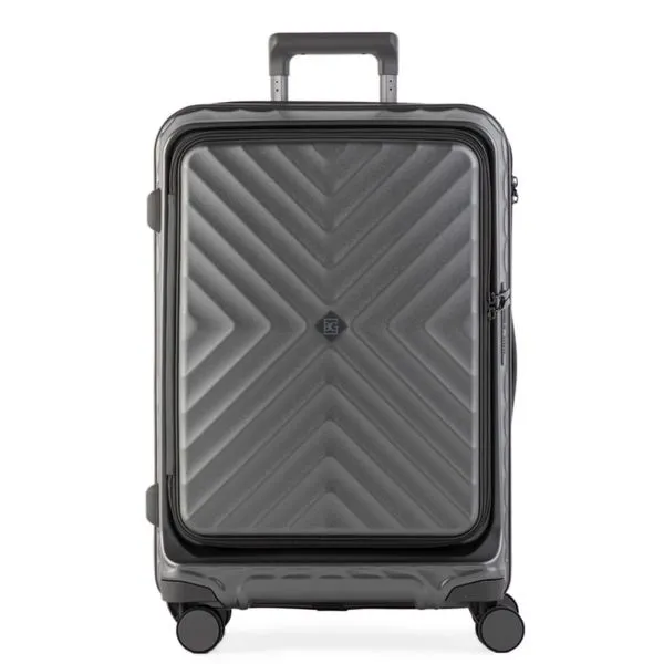 Mala Média 23 kg ABS 4 Rodas Barcelona Cinza 0018622178004