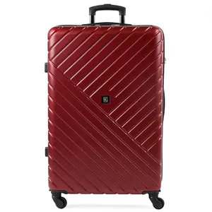 Mala Média 23 kg ABS 4 Rodas Detroit Vermelha M / Vermelho