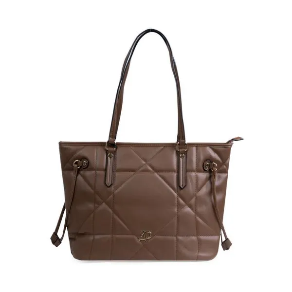 Bolsa de Ombro Tote Feminina Grande Gisele Marrom 0280787346001