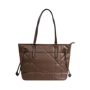 Bolsa de Ombro Tote Feminina Grande Gisele Marrom 0280787346001