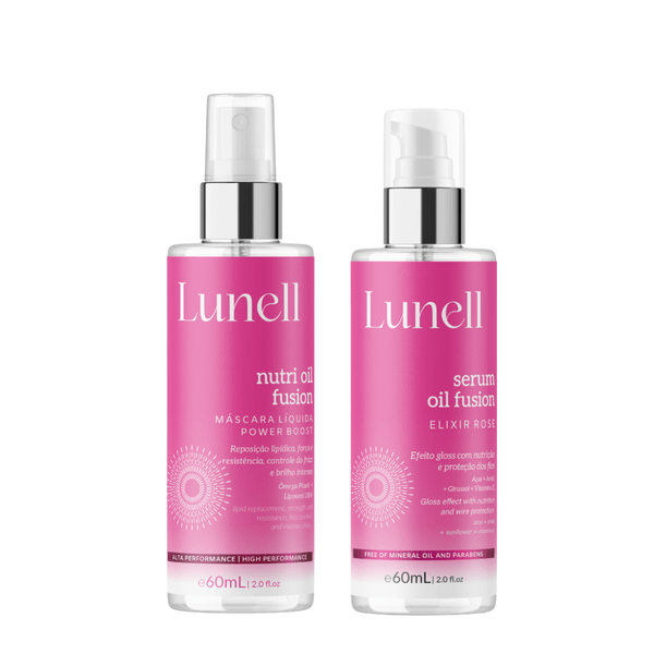 Kit de Hidratação e Nutrição Premium Lunell (2 Produtos)