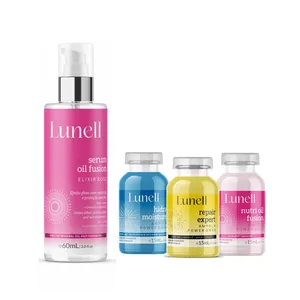 Kit Cronograma Capilar Lunell + Sérum Óleo Fusion (4 Produtos)