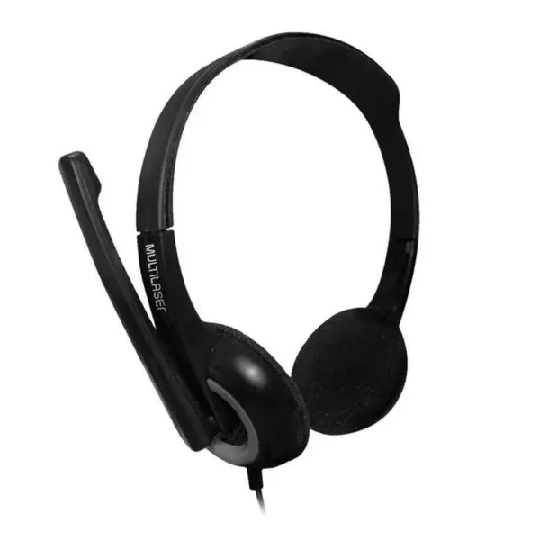 Fone de Ouvido Headset Basic Conexão P3 Cabo de 150CM Cancelamento de Ruido - Preto - PH367