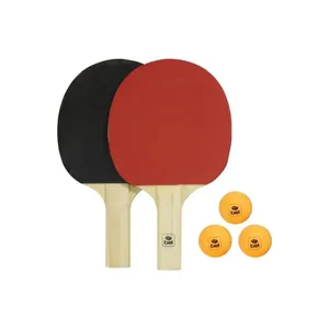 Kit Ping-Pong 2 Raquetes + 3 Bolinhas Bel Único