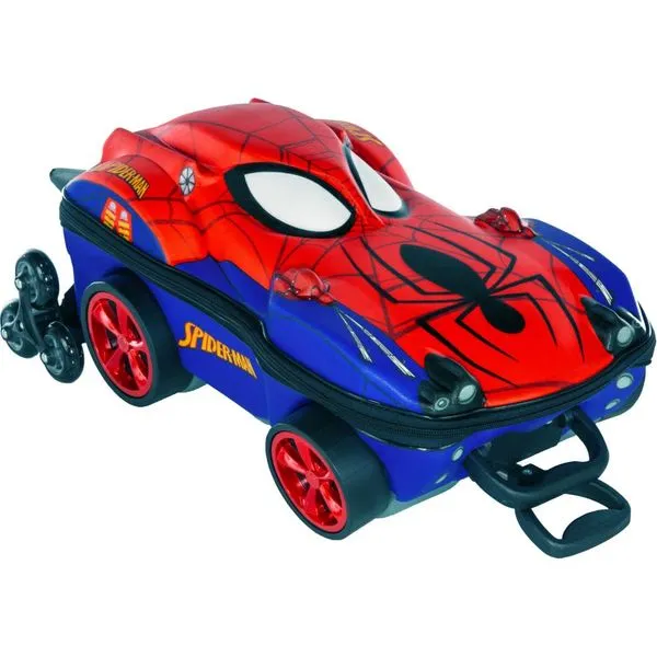 Mochila de Rodinhas 3D Maxtoy Homem Aranha Vermelho Único