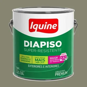 Tinta Premium Acrílica Fosco Piso 3,6L Diapiso Iquine Tinta Premium Acrílica Fosco Piso Concreto 3,6L Diapiso