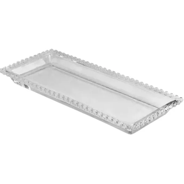 Travessa Wolff Cristal De Chumbo Pearl 30x13x3cm (MP)