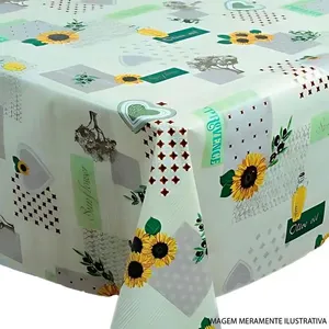 Toalha De Mesa Plast.Co Pratica Provence 138x220cm 0847 (MP)
