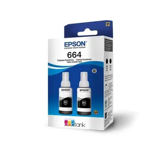 Garrafas de Tinta 2 Unidades Preta Epson T664120-2P