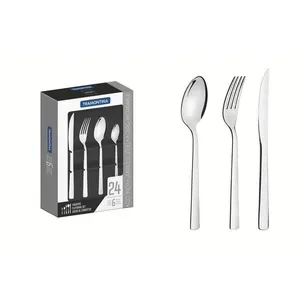 Faqueiro De Aço Inox Tramontina Oslo 24 Peças (MP)