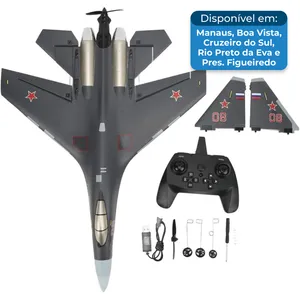 Avião de Controle Remoto Dilwe CR QF009 SU 35 A-BI