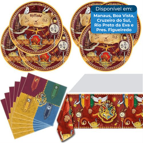 kit Festa Harry Poter 41 Peças Shunhong A-BI
