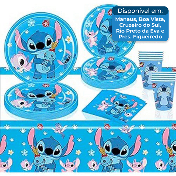 Kit Festa Stitch 51 Peças ChicRosa A-BI