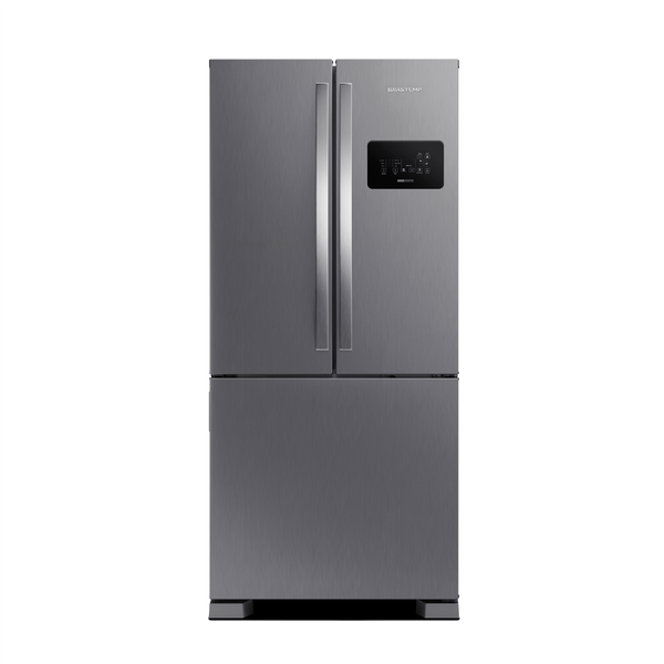 Geladeira Brastemp Frost Free French Door A+++ 554 Litros Cor Inox - BRO85AK 110V