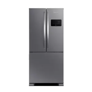 Geladeira Brastemp Frost Free French Door A+++ 554 Litros Cor Inox - BRO85AK 110V