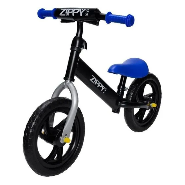 Bicicleta de Equilíbrio Infantil Aro 12 Preta Zippy Toys BE21F1
