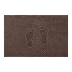 Toalha De Piso Appel Pezinho 45x68cm Café (MP)