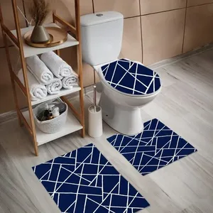 Kit Tapete Banheiro Branyl Odessa AM5267 3 Peças Royal (MP)