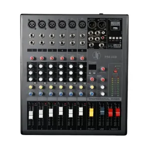 Mesa de Som J&F 6 Canais USB CH6USB PS6USB (MP)