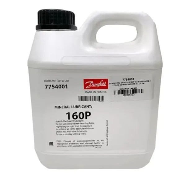 Óleo Mineral Danfoss Fator 160P 2L Para Compressores MT/LT/SM (MP)