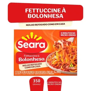 Fettuccine Bolonhesa menu Gourmet Seara 350g
