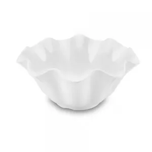 Saladeira Haus Concept Melamina 28 cm Flower Branco