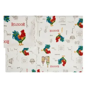 Toalha De Mesa Toskana Galo Plastica 130x175cm (MP)