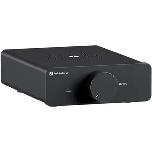 Amplificador Fosi Estéreo V3 TPA3255 para Áudio Doméstico Preto A-BI