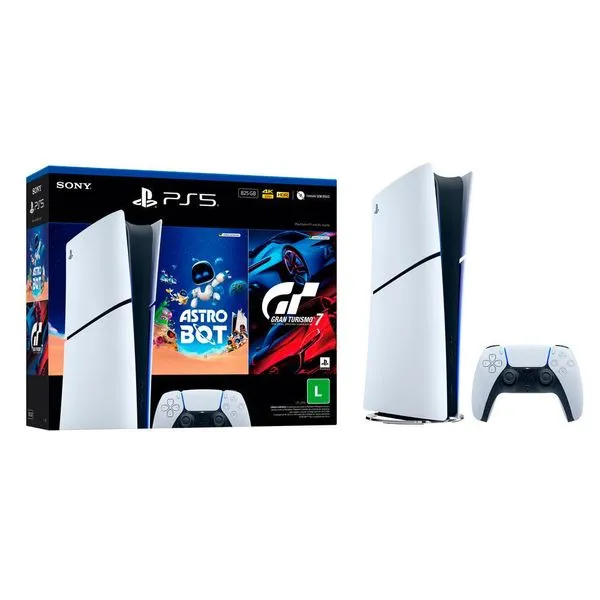 Console Playstation 5 Slim Digital 825GB Bundle Astrobot + Gran Turismo 7