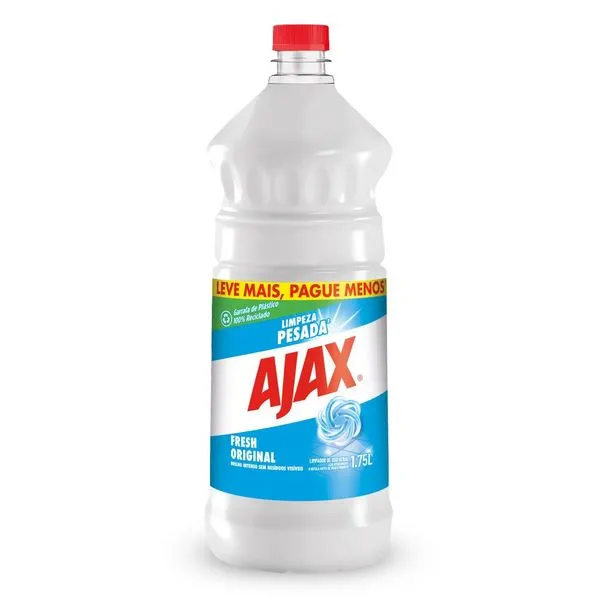 Limpador Ajax Fresh Limpeza Pesada 1,75L