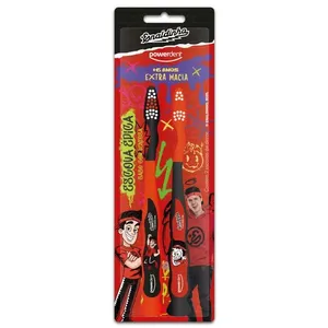 Escova De Dente Infantil Powerdent Enaldinho 2 Unidades